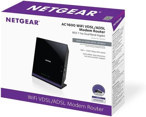 Miniatura 6 de Netgear N600 Dual Band WiFi ADSL (non-cable) Modem Router ADSL2 + Gigabit Ethernet (dgnd3700)