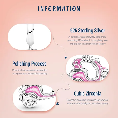 Miniatura 27 de Amufer S925 Charms for Women, compatible with Pandora Bracelets and Necklaces, Jewelry Gift