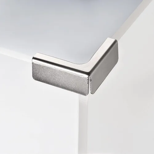 Miniatura 5 de HARFINGTON Clips de fijación de vidrio (2 unidades), soportes de fijación de vidrio en forma de L de 0.118-0.236 in para vitrina y pecera