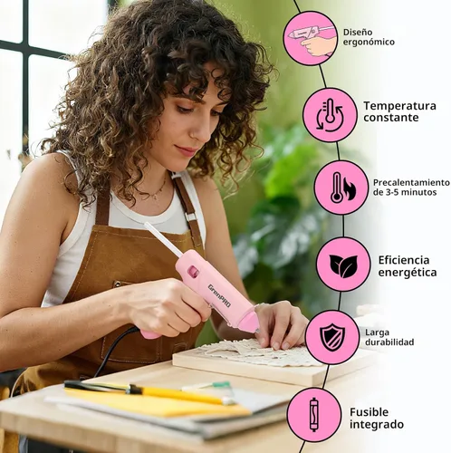 Miniatura 5 de GRENPRO Juego de herramientas rosa, juego de taladro, 188 piezas de kit de herramientas para el hogar con taladro inalámbrico rosa, kit