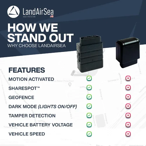 Miniatura 4 de LandAirSea Sync GPS Tracker - 8.95 por mes. Cobertura global completa. Seguimiento en tiempo real 4G LTE para vehículos, activos, flotas y ancianos.