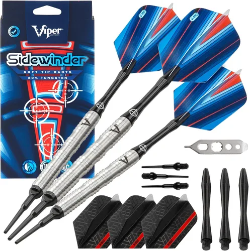 Miniatura 13 de Viper Sidewinder 80% tungsteno Dardos de punta suave, 18 gramos