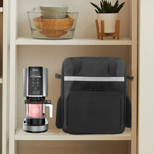 Miniatura 8 de Bolsa de transporte para máquina de helados Ninja CREAMi NC301 y NC501, bolsa portátil de viaje para máquina de helados, bolsa de almacenamiento