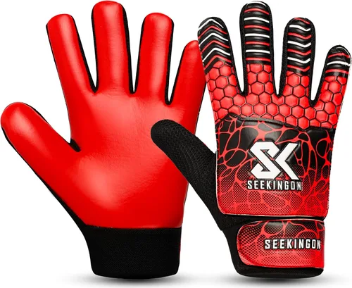 Miniatura 10 de Guantes de portero de fútbol para jóvenes, guantes de portero de fútbol para niños, jóvenes, niños, doble protección de muñeca a lo largo de 0.157