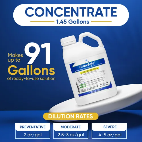 Miniatura 4 de AgroMagen, GrowSafe Bio-Pesticida, Miticida, Fungicida e Insecticida Orgánico y Natural (1.45 Gal)
