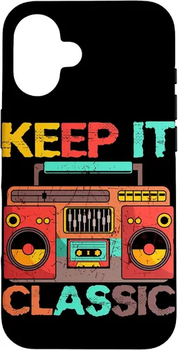 Miniatura 31 de Keep It Classic Radio 80s 90s Retro Vintage Cassette Player Funda para iPhone 17 Pro Max