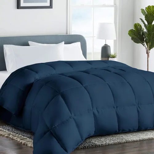Miniatura 8 de COHOME Edredón de tamaño California King, relleno de edredón alternativo acolchado para todas las estaciones, edredón GentleSoft de hotel de lujo