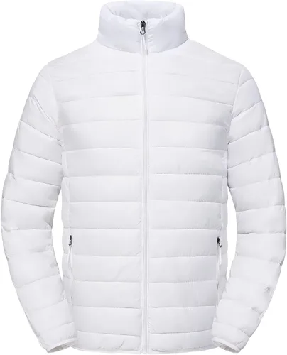 Miniatura 10 de Abrigos de invierno para hombre, térmicos, ligeros, acolchados, impermeables, cálidos, con bolsillos con cremallera