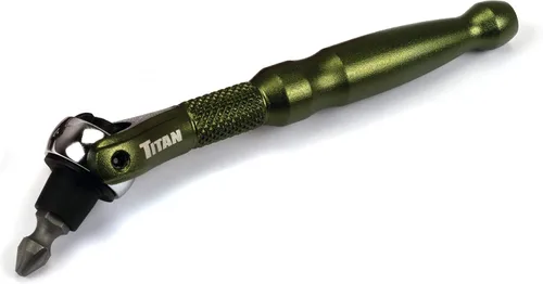 Miniatura 11 de Titan Tools 11318 - Destornillador con trinquete micro de 1/4 de pulgada x 4 pulgadas y 90 dientes - Plateado