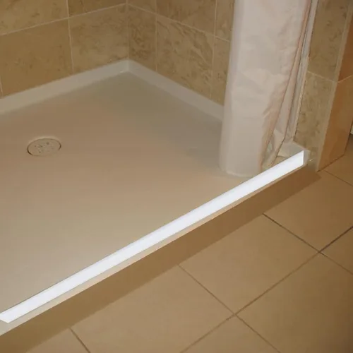 Miniatura 6 de Raycity Barrera Plegable de Umbral de Ducha Represa de Agua, Puerta de Ducha y Tira Represa de Agua de Cocina Protector de Ducha para Separación
