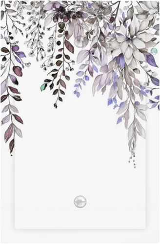 Miniatura 120 de Cubierta decorativa para interruptor de luz, diseño de pájaros y flores florales en blanco y negro, 2 bandas, cubierta decorativa para pared, placa