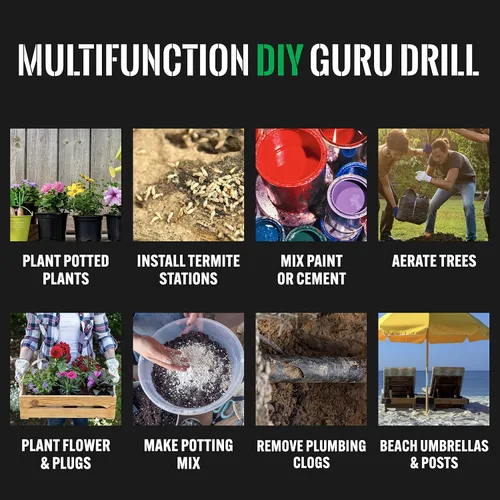 Miniatura 5 de Power Planter taladro gurú de bricolaje de 3 x 12 pulgadas