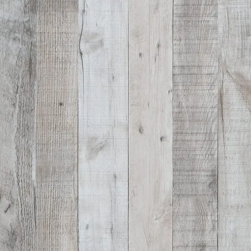 Wenmer Papel Tapiz de Madera Gris Despegar y Pegar Shiplap - 17.71" x 197" Papel Tapiz de Tablones de Madera Autoadhesivo para Gabinetes, Estantes,