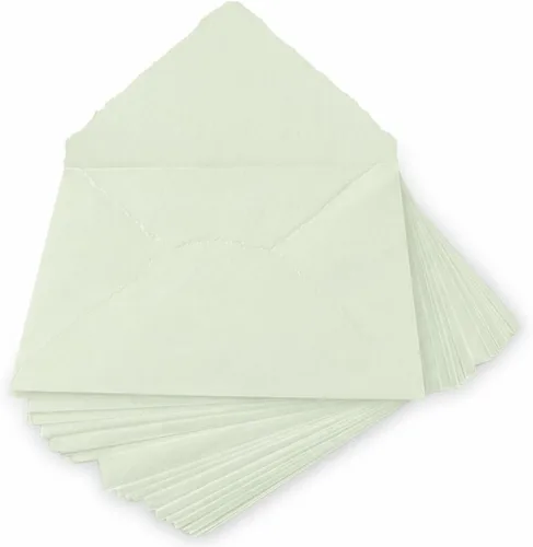 Miniatura 9 de Wanderings Sobres blancos hechos a mano con pétalos de flores reales de 4.25 x 6.25 pulgadas, paquete de 25 sobres de prensa en frío para anuncios
