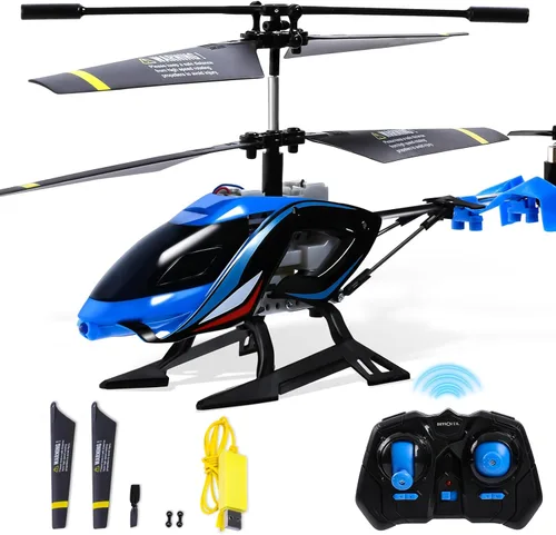A ALPHA Helicóptero RC, helicóptero de control remoto de 2.4G con luces LED, vigilante, juguete de helicóptero de control remoto para niños de 8, 9,