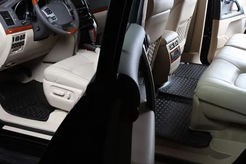 Miniatura 6 de Se adapta a Subaru Crosstrek 2018-2023 / Subaru Impreza 2017-2023 Juego de alfombrillas delanteras y de segunda fila de asientos para todo