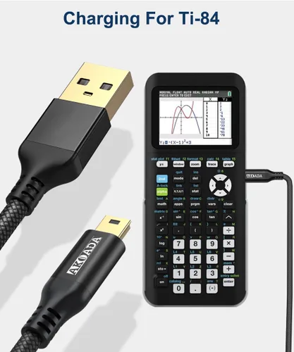 Miniatura 3 de AkoaDa Cable mini USB de 10 pies, paquete de 2 cables USB 2.0 tipo A a Mini B, cable de carga trenzado compatible con GoPro Hero 3+, controlador