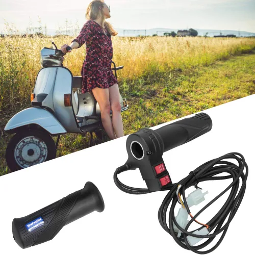 Miniatura 3 de Alomejor Agarre de acelerador de control de velocidad, engranajes de 3 velocidades, mango de gas universal para scooter eléctrico con engranaje