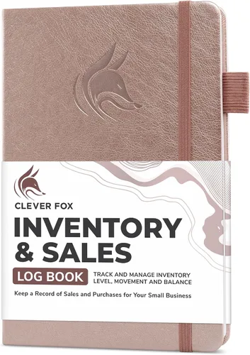 Miniatura 9 de Clever Fox Libro de registro de inventario y ventas para pequeñas empresas: libro de contabilidad de inventario, cuaderno de inventario, libro