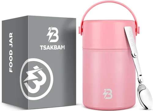 Miniatura 12 de Termo para comida caliente, frasco térmico para sopa de almuerzo de 29 onzas, recipiente aislado de boca ancha para comida caliente con cuchara