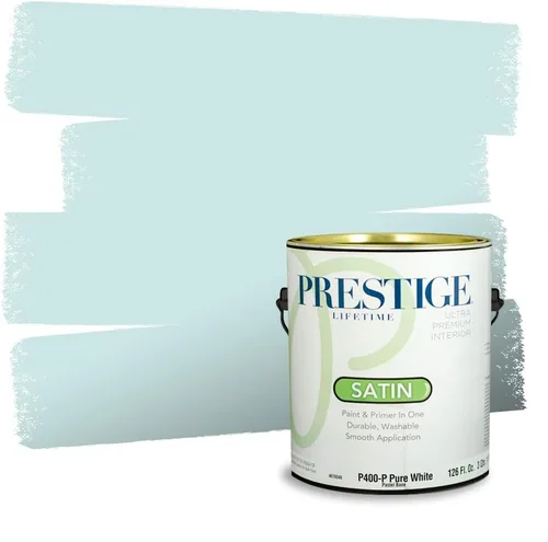 Miniatura 648 de Pintura Exterior + imprimación PRESTIGE, todo-en-uno, 1 galón, acabado mate, color comparable al Valspar* Royal Gray* VS151-Gris real