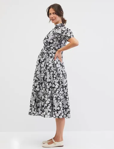 Miniatura 3 de Motherhood Maternity Vestido largo de maternidad para mujer, para sesión de fotos o baby shower