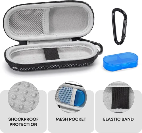 Miniatura 4 de Funda para monitor de electrocardiograma personal KardiaMobile de 1L 6L, estuche de transporte duro de viaje para AliveCor Kardia Heart Monitor