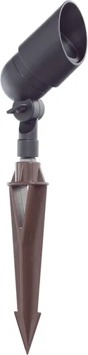 Miniatura 7 de Westgate Mfg. AD-102-BK 20W 12V Luz direccional con capucha de aluminio fundido, cuerpo sólido, color negro