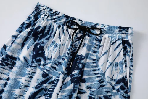 Miniatura 6 de Atwfo Camisas hawaianas casuales con botones y manga corta para hombre, pantalones cortos estampados de verano, playa, tropicales, hawaianos, trajes