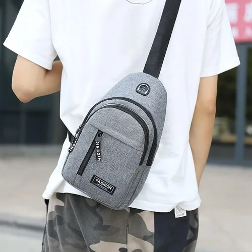 Miniatura 4 de Gecau Bolso bandolera multiusos - Bolso cruzado en el pecho - Mochila deportiva de senderismo - Mochila casual para hombres y mujeres