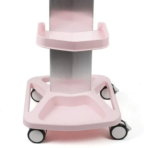 Miniatura 4 de Carrito de salón rodante - Carro móvil de aluminio con soporte para carritos rodantes médicos para cavitación ultrasónica, máquina RF, estante