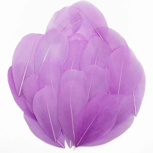 Miniatura 20 de 50 plumas de ganso naturales, plumas artesanales de 2 a 3 pulgadas para centros de mesa, plumas coloridas a granel para fiestas de Gatsby, vestidos