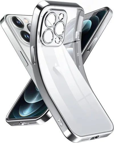Miniatura 131 de Supdeal Funda transparente para iPhone 13 Pro, no amarillea, protección de cámara, probada en caídas de grado militar, transparente, a prueba