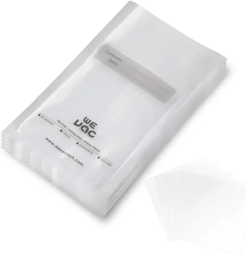Wevac Weston - Bolsas selladoras al vacío de 100 pintas, de 6 x 10 pulgadas, para guardar alimentos, sellar una comida, sin BPA, resistentes,