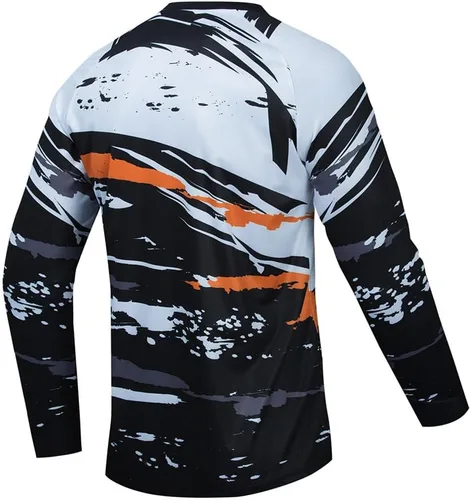 Miniatura 28 de Hotlion Camiseta de ciclismo para hombre, manga larga, MTB Motocross, ropa de carreras todoterreno