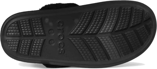 Miniatura 4 de Crocs - Pantuflas unisex para adultos, clásicas con forro, de pelo mullido