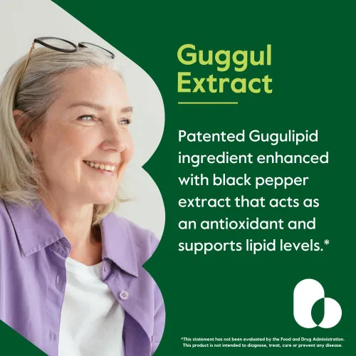 Miniatura 2 de BESTVITE Extracto de guggul de 500 mg (120 cápsulas vegetarianas), respaldado por investigación clínica, patentado y estandarizado, mejorado por