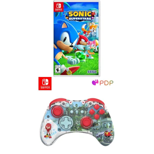 Miniatura 10 de Sonic Superstars + Tails REALMz Pro Controller Nintendo Switch.