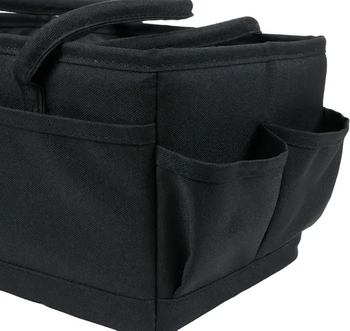 Miniatura 8 de Everything Mary Junior Deluxe Store & Tote Organizer - Bolso negro para manualidades con asas, organizador de almacenamiento plegable para álbumes