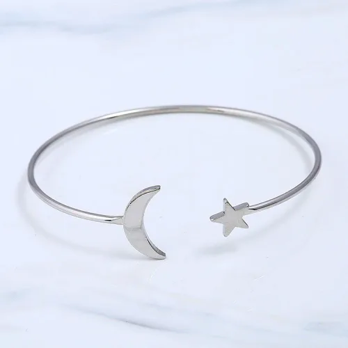 Miniatura 6 de YINLI Paquete de 2 pulseras elásticas simples para mujer