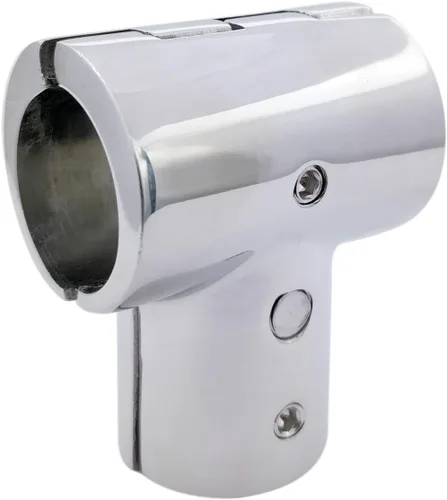 Miniatura 6 de 316SS - Barandilla de mano para barco resistente, pulido de 90 grados T/T con bisagra/montaje dividido para tubo o tubo de 7/8 pulgadas