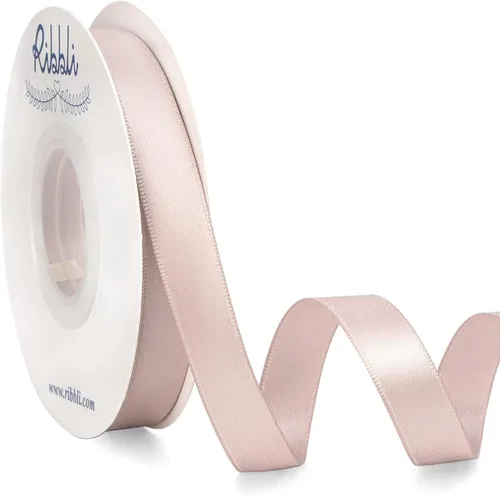 Miniatura 62 de Ribbli - Cinta de satén de doble cara dorada, 1 pulgada x 25 yardas, uso para ramo de lazos, envoltura de regalos, decoración de boda Dorado