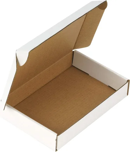 RUSPEPA Caja de cartón corrugado reciclable pequeña de 50 unidades - 15 cm x 10 cm x 2.5 cm - Caja de cartón perfecta para el envío de pequeñas