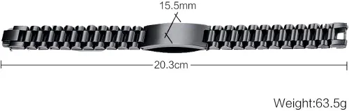 Miniatura 2 de Pulsera de acero inoxidable con frase de amor grabada para parejas y enamorados, esposa, esposo, novio, novia, regalo para día de San Valentín