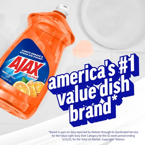Miniatura 7 de Ajax Ultra Jabón Líquido para Platos con Fabuloso, Aroma a Lavanda, 52 Oz