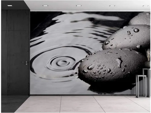 Miniatura 15 de wall26 - Black Rocks on a Lake - Mural de pared, calcomanía extraíble, decoración del hogar - 66x96 pulgadas