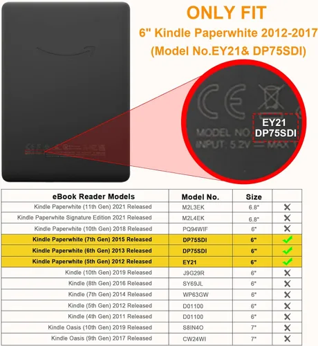 Miniatura 2 de Funda para Kindle Paperwhite Fintie SmartShell