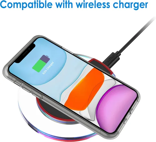 Miniatura 4 de JETech - Funda para iPhone 11 6.1 pulgadas, cubierta antiarañazos y a prueba de golpes, parte trasera transparente sin amarillamiento (gris)
