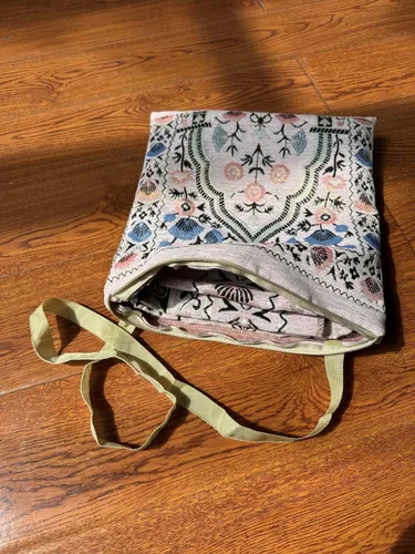 Miniatura 7 de Alfombra de oración de viaje musulmana Sajadah diseño elegante islámico viaje hajj o Ramadán, juego de bolsas de cojín portátil de oración verde