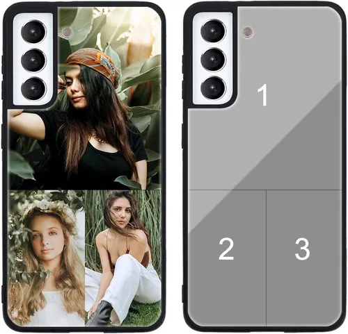 Miniatura 604 de Funda de teléfono personalizada para Samsung Galaxy S22+ / S22 Plus 5G, funda de TPU suave de vidrio templado antiarañazos personalizada con foto